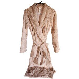 EUC Gilligan & O'Malley Plush Dusty Rose Robe